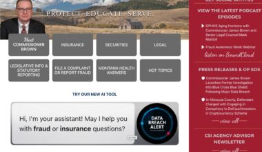 Montana Insurance comissioner adds AI tool to help customers navigate data breach • Daily Montanan