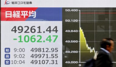 Asian shares sink, tracking a tech-led sell-off on Wall Street