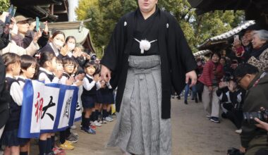 Ukrainian sumo wrestler Aonishiki nears the pinnacle of Japan’s national sport