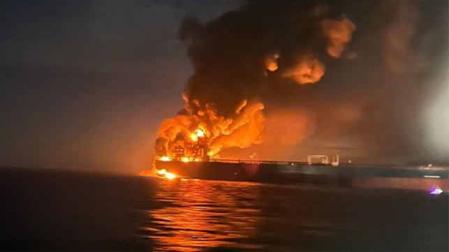 Turkey Investigates Fires on Two Sanctioned Tankers in the Black Sea