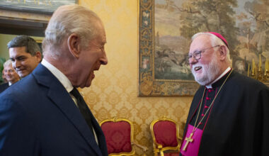 King Charles bestows knighthood on Vatican secretary of state