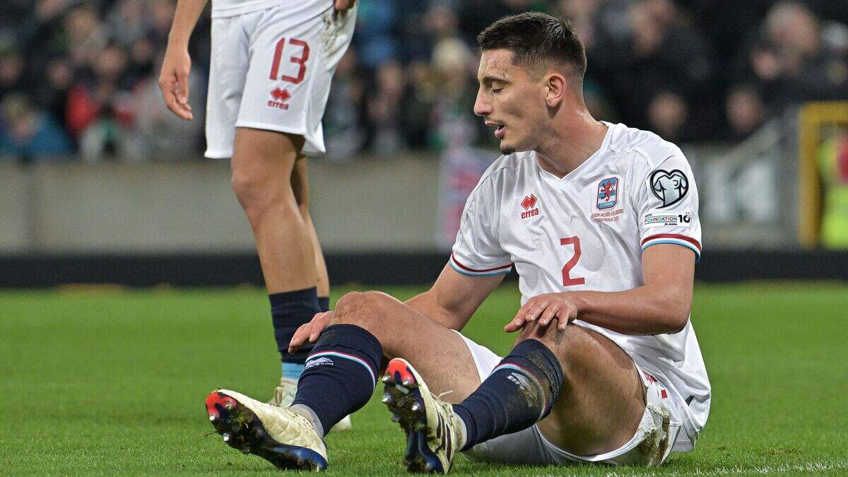 Seid Korac und die FLF-Auswahl kassierten in Belfast eine bittere Niederlage.