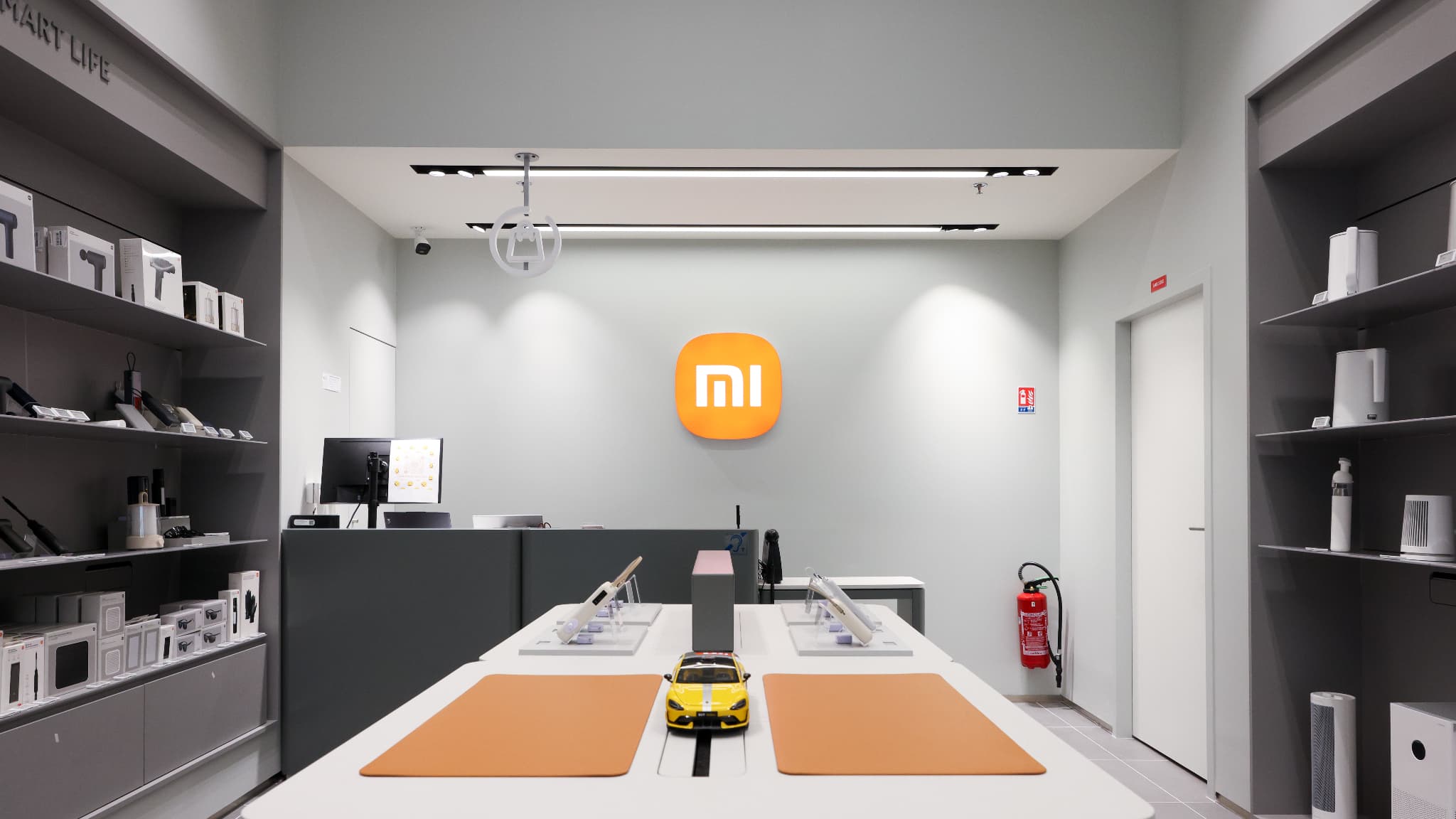L'intérieur du Xiaomi Store de Créteil Soleil