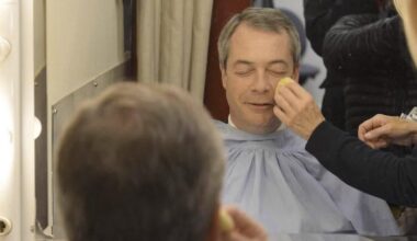 Make-up artists 'used bodily fluids on Farage during BBC appearances', insider claims