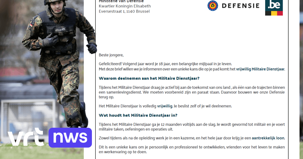 Invitation to voluntary military service arrives in the post today for 17-year-olds: ‘Little information for an important decision’