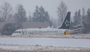 Vilniaus oro uoste nuo tako nuslydo lėktuvas