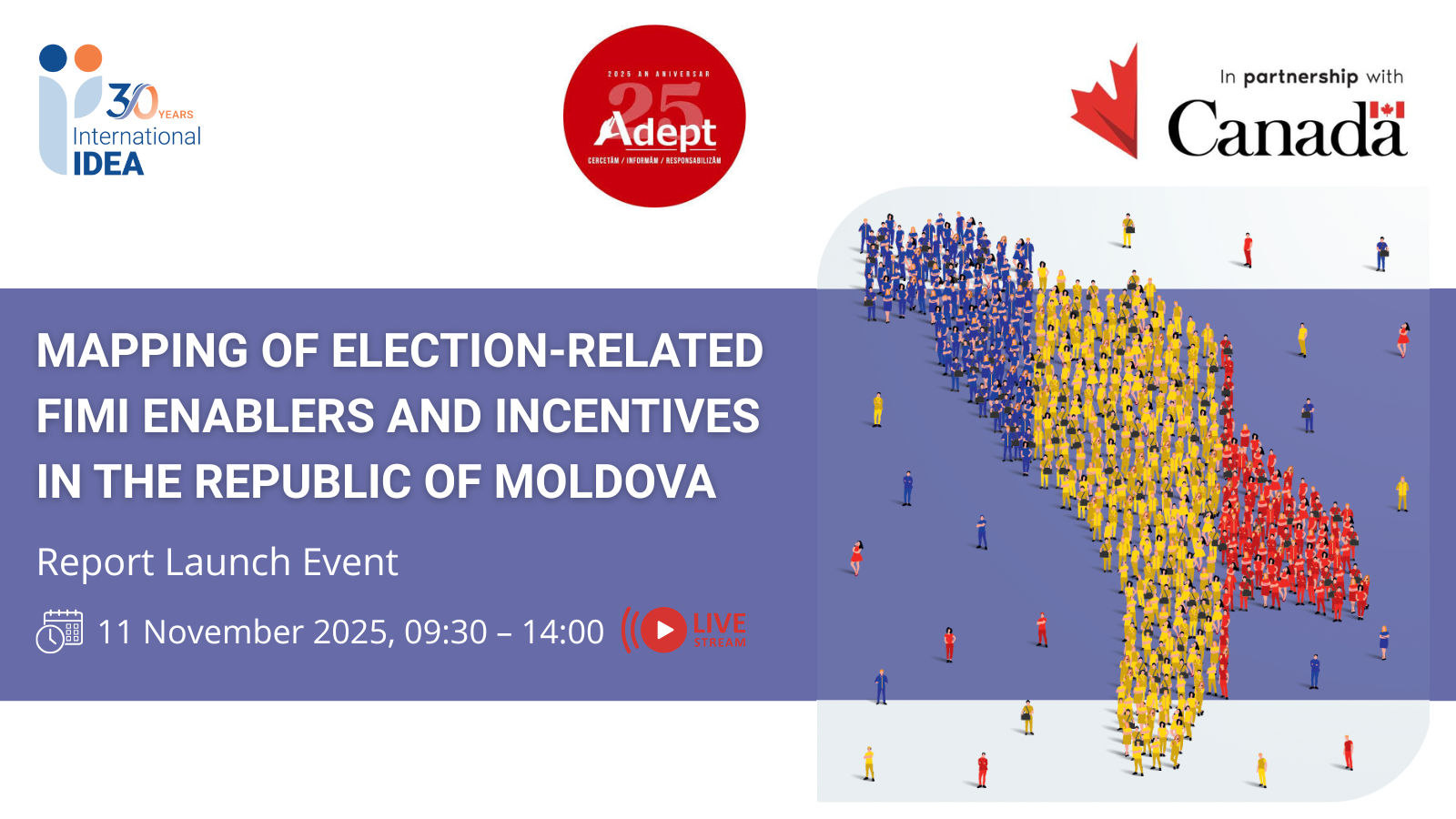 Report Launch: Mapping of election-related FIMI enablers and incentives in the Republic of Moldova