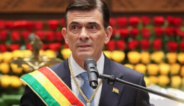 Paz sworn in as Bolivia’s president, promises ‘capitalism for all’