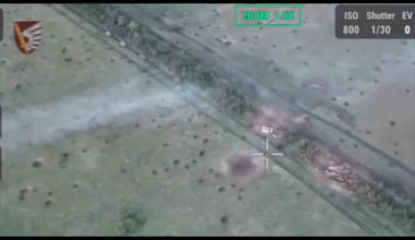 Columns of Russian armor get hit and destroyed. One Russian BMP crew is disfigured after a chase, cluster munitions pound fields, drone drops eliminate Russian soldiers, a Lancet misses - Archival Footage 2024