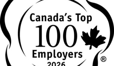 Canada's Top 100 Employers 2026 (CNW Group/Mazda Canada Inc.)