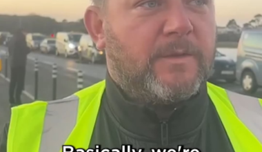 Did I hear this right? Is this taxi driver complaining about getting 50 quid for an hours work?