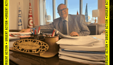 Mustapha Djemali, head of the CTR (Tunisian Refugee Council)