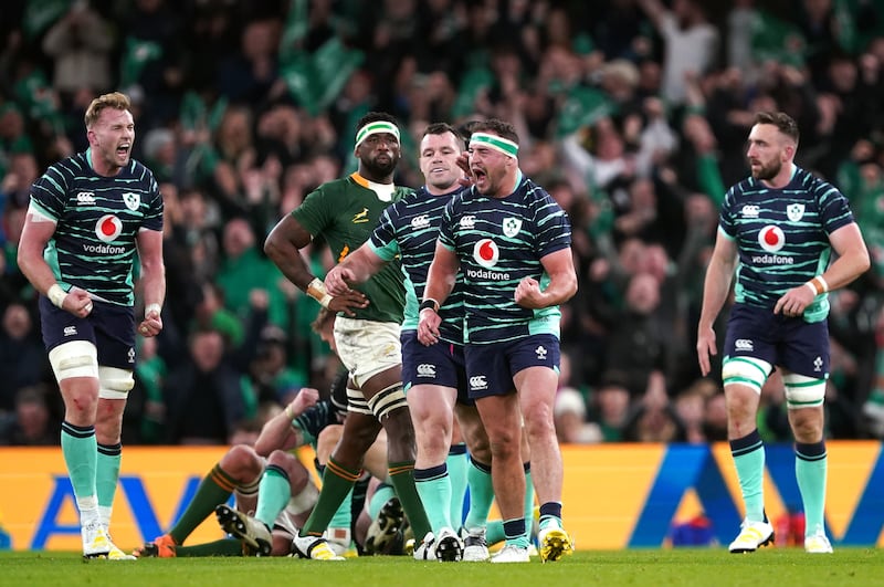 Ireland defeated the Springboks in Dublin last autumn (Brian Lawless/PA)