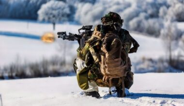 Dutch forces, along with those of six other NATO Allies, make up the enhanced Forward Presence battlegroup in Lithuania. Together with battlegroups in Poland, Latvia and Estonia, they demonstrate NATO's commitment to collective defence.