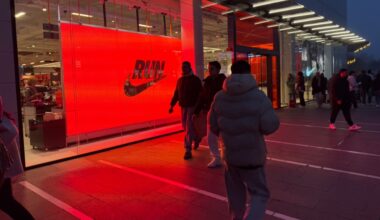 Nike store, Puerto Venecia shopping center in Zaragoza, Spain.