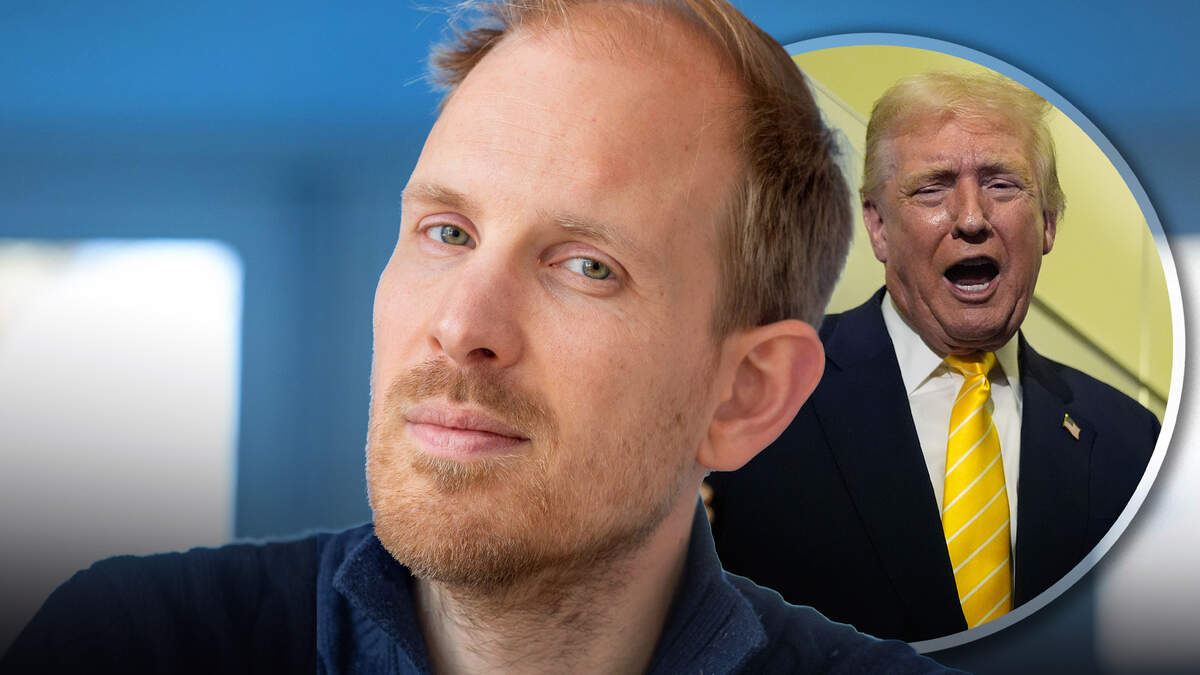 Schrijver Rutger Bregman (l.) heeft in lezing georganiseerd door de BBC hard uitgehaald naar Donald Trump.