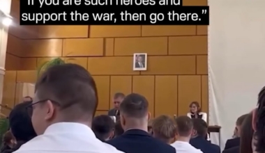 Slovak PM Fico’s anti-Ukraine speech was interrupted by student protest. They walked out as soon as he started echoing… well, you know who.