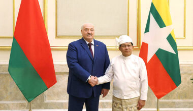 Military-run Myanmar plays host to goodwill visit by Belarusian president