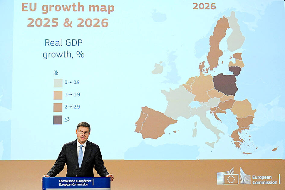 Trade tensions force EU to cut 2026 eurozone growth forecast