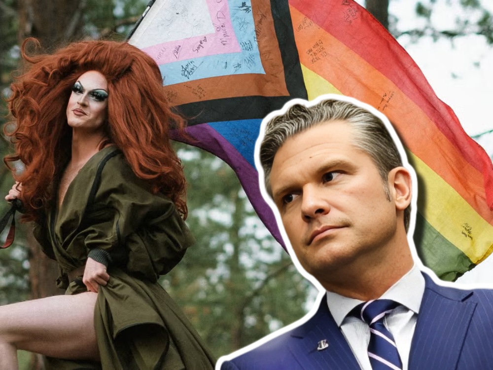 Drag Queen Beats Anti-LGBTQ+ Politician Pete Hegseth in Pull-Up Showdown