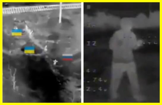 Ukrainian defenders managed to scare a Russian infantryman and force him to surrender using an empty drone with no ammunition on board