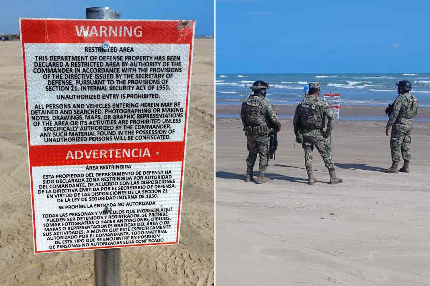 Did the U.S. Accidentally Invade Mexico? U.S. Military Signs Pop Up on Mexico Beach