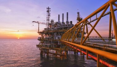 Petroleum oil and gas process offshore field by Saknarong Butsabong via Shutterstock