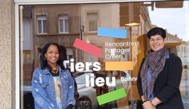 Carisa Delgado, head of the Integration and Special Needs Department of the City of Luxembourg, and Jill Weber, co-manager of the Bonnevoie third-centre.