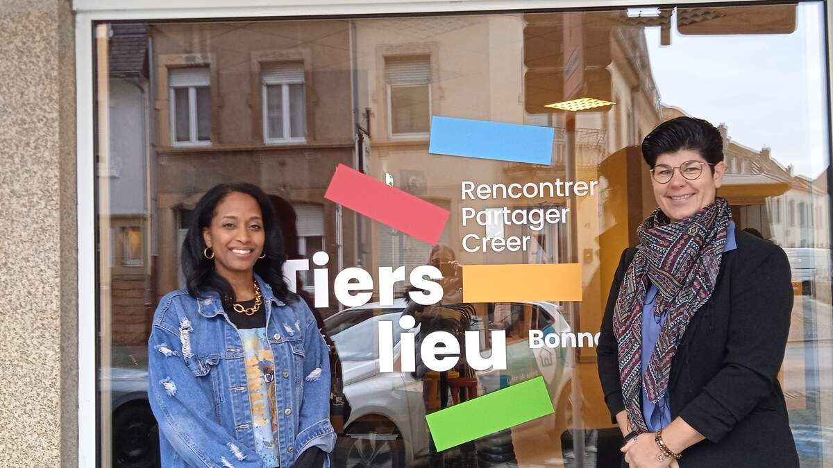 Carisa Delgado, head of the Integration and Special Needs Department of the City of Luxembourg, and Jill Weber, co-manager of the Bonnevoie third-centre.