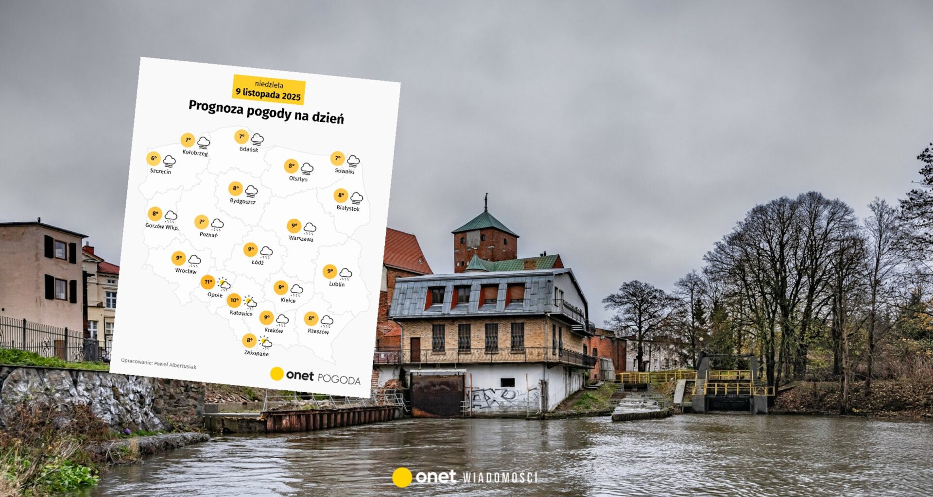 Polska w objęciach ponurej pogody. Słońce tylko w nielicznych miejscach