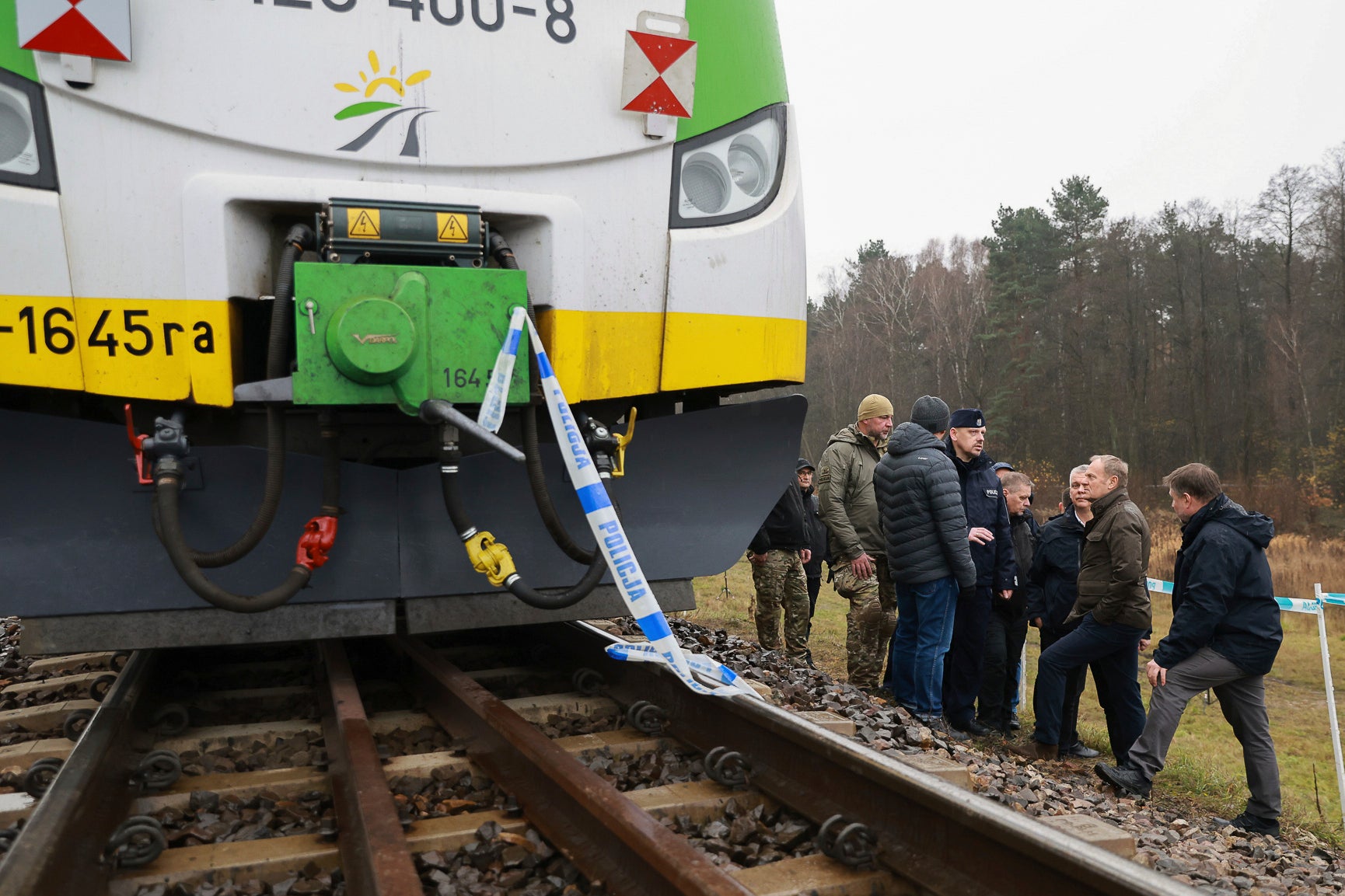 Initial investigations into the Polish railway track explosion pointed to Russia, Polish officials said
