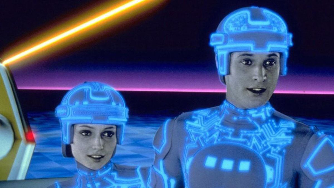 Screenshot from the Disney movie "Tron"