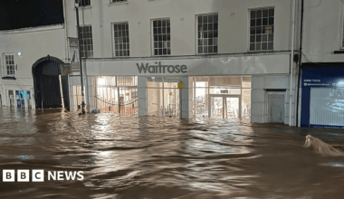 Storm Claudia forces evacuations in Monmouth amid 'danger to life' warnings