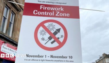 Glasgow firework ban zones come into force for first time