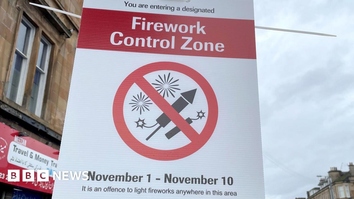 Glasgow firework ban zones come into force for first time
