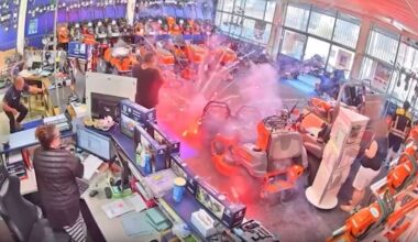 Papakura fireworks attack: Two injured after blasts inside lawnmower shop