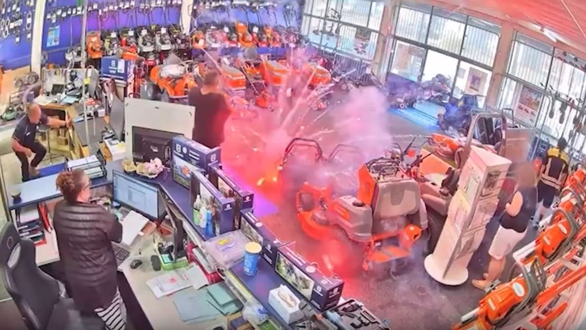 Papakura fireworks attack: Two injured after blasts inside lawnmower shop