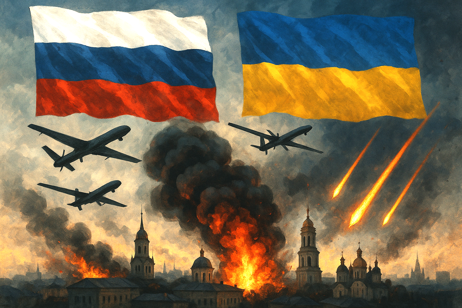 Russia Escalates Pressure on Ukraine with Major Strike on Kyiv_SpecialEurasia