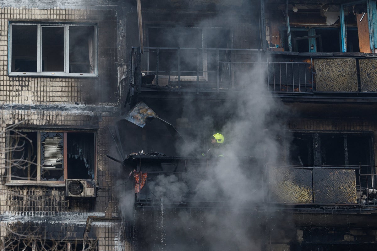 Ukraine-Russia war latest: Kyiv hit by drone and missile strike leaving three dead and dozens injured