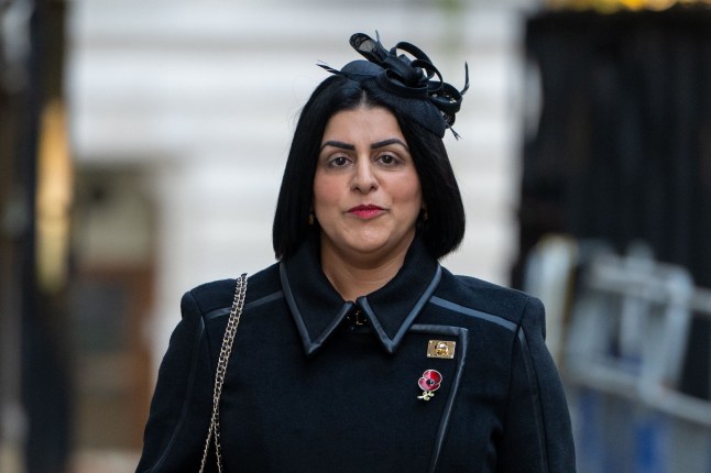 Mandatory Credit: Photo by Thomas Krych/ZUMA Press Wire/Shutterstock (15725828y) Home Secretary SHABANA MAHMOOD arrives in Downing Street in London ahead of the Remembrance Sunday service at the Cenotaph, 9 November 2025. Remembrance Sunday Arrivals At Downing Street, London, England, United Kingdom - 09 Nov 2025