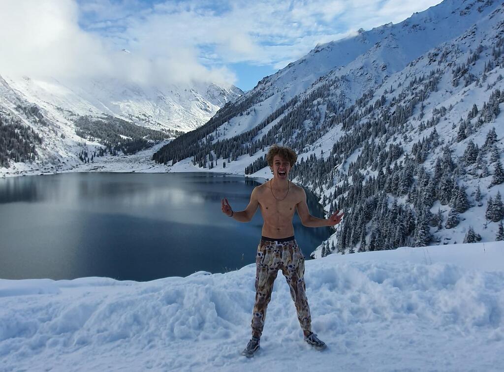 "I felt I was in Switzerland". Luca Pferdmenges in Kazakhstan (Photo: Luca Pferdmenges) לוקה פרדמנגס בקזחסטן