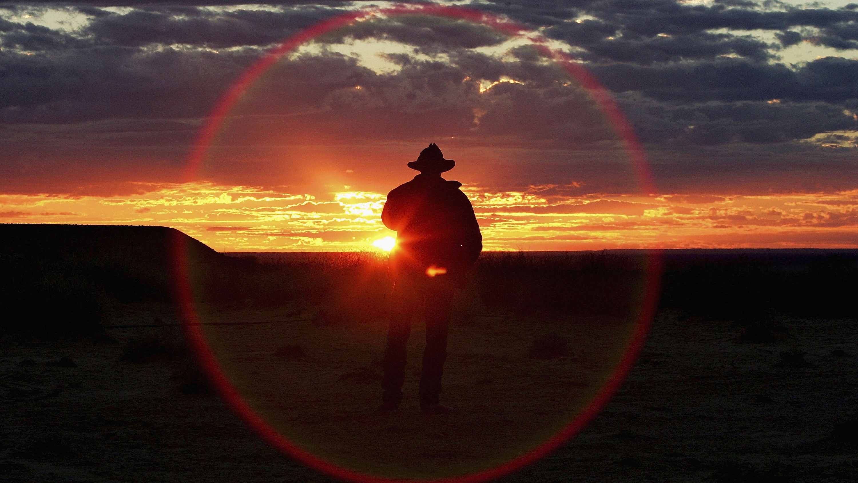 Cowboy silhouette