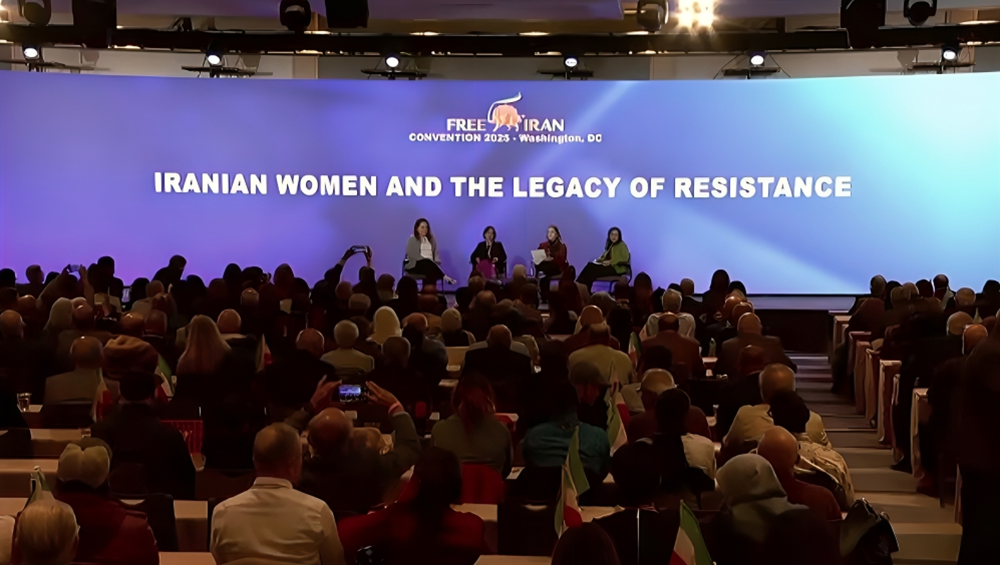 Panelists Hannane Amanpour, Dr. Azadeh Sami, Dr. Azadeh Zangeneh, and moderator Dr. Ramesh Sepehrrad discuss the leadership and legacy of Iranian women in the struggle for a free and democratic Iran— November 15, 2025