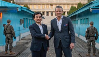 Hegseth visits inter-Korean border ahead of security talks