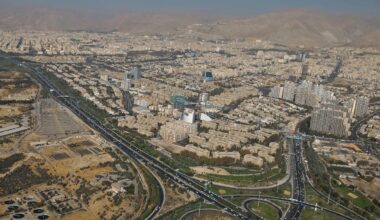 The Iranian capital of Tehran is on the brink of running out of water, with the dams supplying the city at less than 10% capacity.