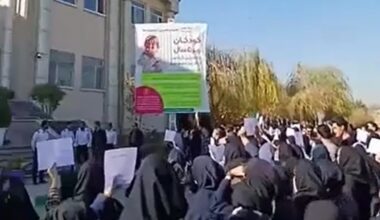Third day of protests by nurses in Mashhad (November 12, 2025)