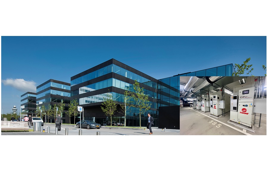 Process and Control Today | Schiphol airport saves 625,000 m³ of natural gas annually with Trane heat pumps