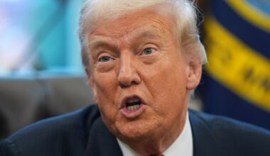President Donald Trump talks after meeting with New York City Mayor-elect Zohran Mamdani in the Oval Office of the White House, Friday, Nov. 21, 2025, in Washington. (AP Photo/Evan Vucci)