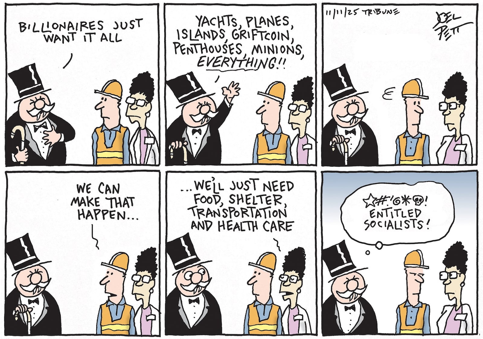 CARTOONS: Joel Pett, Nov. 17, 2025