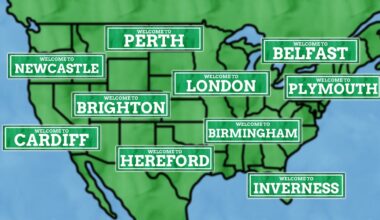 Cities in the United States That Have the Same Names as Those in the United Kingdom